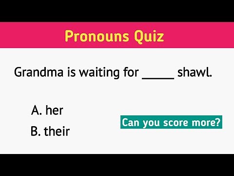 Pronouns Quiz। Choose The Correct Pronoun। Test Your English Grammar। Quiz Board।