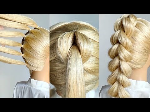 Stunning Bubble Braid Hairstyle | Quick & Elegant Hair Tutorial | Rumi hairstyle | school hairstyle