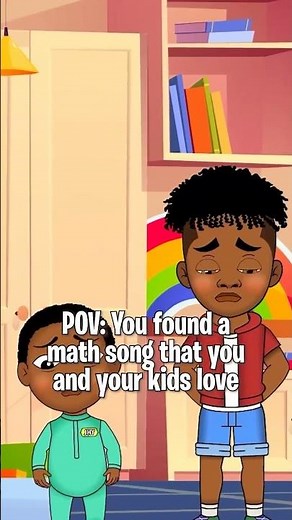 This math song has parents shook (in a good way)‼️🕺🏾 #shorts #kidssongs #parentwin