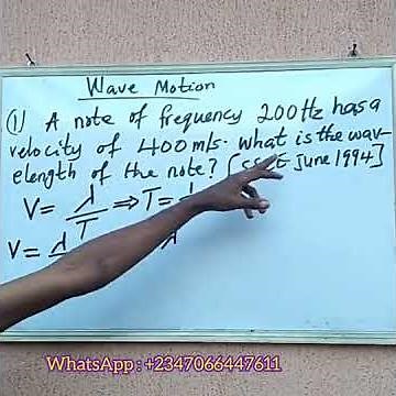 Wave motion. how to find the wavelength #education #physics