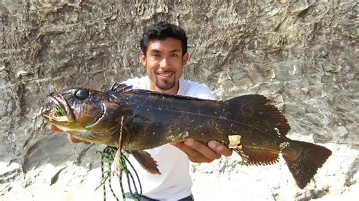 How I landed big fish on a low tide