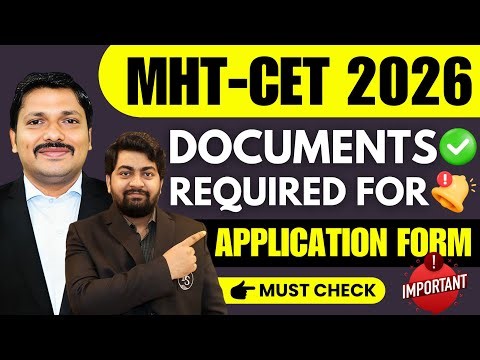 Documents Required for MHT-CET 2026 Registration | MHT-CET 2026 Imp Update Amit Sir | Dinesh Sir