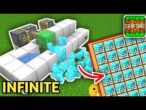 INFINITE Diamond Farm In Crafting And Building || How To Make Diamond Farm Easy (Tutorial)