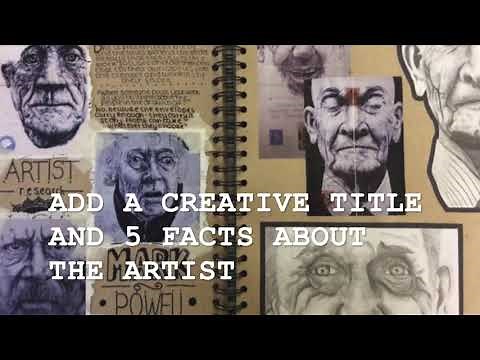 How to make a Mark Powell Artist Research page