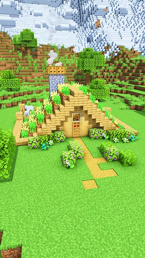 Material List 👇 - Oak Planks | 99 - Oak Stairs | 52 - Oak Fence | 24 - Stripped Oak Log | 15 - Cobblestone | 9 - Red Carpet | 9 - Oak Trapdoor | 6 - Chest | 4 - Cobblestone Wall | 3 - Glass | 3 - Campfire | 2 - Furnance | 2 - Spruce Trapdoor | 2 - Torch | 2 - Water Bucket | 2 - Barrel | 1 - Blue Orchid | 1 - Crafting Table | 1 - Flower Pot | 1 - Oak Door | 1 - Red Bed The download to this world comes with a Bedrock and Java world file the blueprint (schematic) You can find more info via the lin