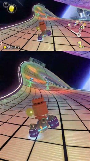 Did The Computer Player Let Me Win? 200cc Special Cup / Rainbow Road On Mario Kart 8 #shorts
