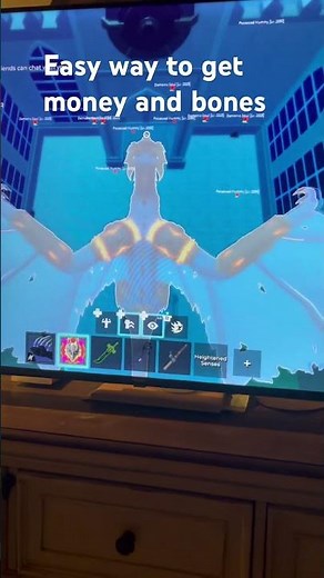 How to grind money and bones in blox fruits #afk #bloxfruits