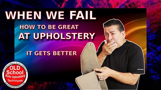 Must watch! When we fail at upholstery and we do