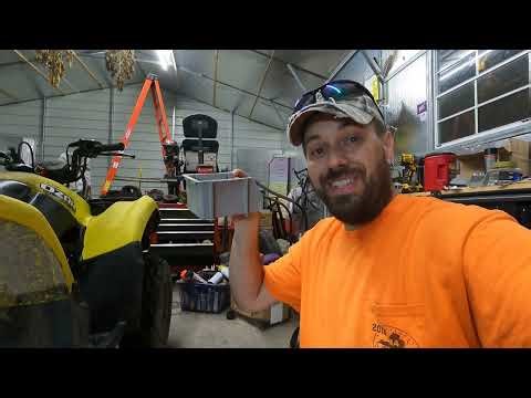 atv: Suzuki Ozark 250 fuel problem and fixing locked brakes
