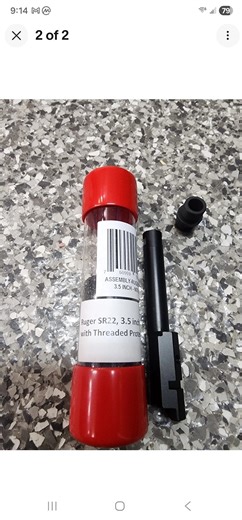 Ruger SR 22 Threaded barrels