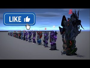 Transformer Prime Size Comparison Video (TFPGR Characters Included)