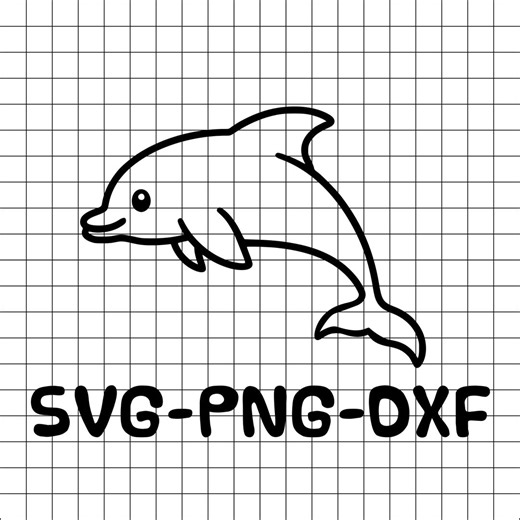 Dolphin SVG Silhouette | Dolphin Cut File | Ocean Animal SVG | Beach Design | Cricut Silhouette Laser Cut PNG - Etsy Canada