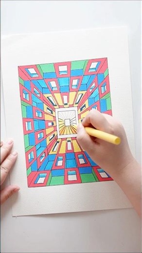 Stare at the center… don’t blink 👀 #shorts