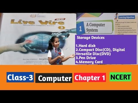 A Computer System Class-3 Computer🖥️ #Chapter1#storagedevices #aps#ncert#computer#newlivewirebook#kv