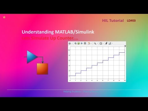 Simulation of an Up Counter || MATLAB/Simulink || LD-03