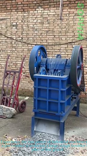Rock Crusher in Action: Turning Boulders Into Gravel