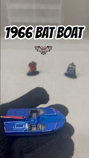 Uncarding Piece of Batman History 1966 Batboat!🦇#hotwheels #batman #batmobile #batboat #60s #classic