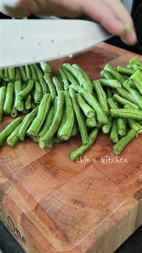 Fresh String Beans, Simple Prep Routine #stringbeans #cooking #cookingprep #asmr #cuttingvegetable