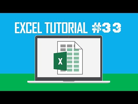 Excel Tutorial #33: Inserting a New Worksheet (Shift + F11)