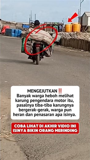 Karung Misterius di Motor Bikin Heboh!😱#shorts