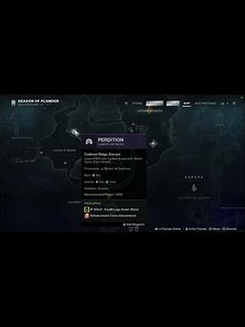 Lost Sector Location and Exotic Rewards Today | Perdition