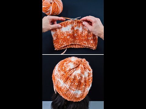 Easy knitted hat in 30 minutes! Step by step tutorial! Miarti🧶
