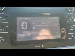 Toyota highlander 2014 stereo problem.