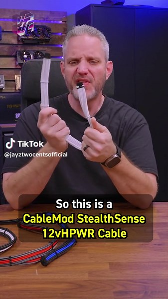 @cablemod has our best interests at heart! No more unfortunate black-screening / 100% fan speed thanks to their StealthSense 12vHPWR cables! #jayztwocents #evga #pcsetup #pcgaming #techtrends #pcmasterrace #carbonfiber #intel #amd #nvidia #rtx #hypetech #technology