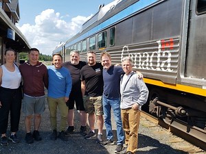 All aboard for a classic train ride through Sudbury, Northern Ontario