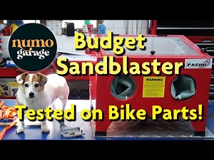 Testing a Budget Sandblasting Cabinet on Motorcycle Parts Pacini SBC90 : VEVOR : Switzer