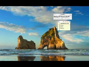 Windows: Setting a title to a sticky note in Notezilla for Windows