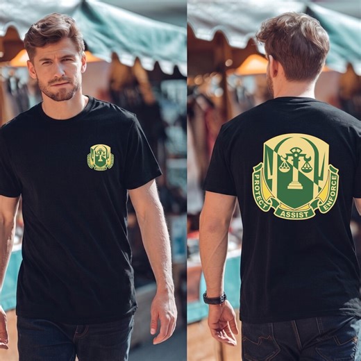 Us Army 503rd Military Police Battalion -men's Back and Front T-shirt Tee - Etsy