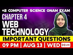 +2 Computer Science Onam Exam | Web Technology | Important Questions | Exam Winner