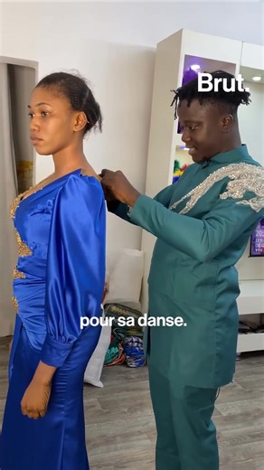 77K views · 2K reactions |  "J'ai dû fermer mon atelier de couture parce que j'étais criblé de dettes… J'étais découragé, mais je me suis dit : "Je ne vais pas laisser tomber." Et il a bien fait. Aujourd'hui, Senac N'guessan connaît le succès avec ses robes de mariées plus originales les unes que les autres. Brut a visité son atelier à Abidjan. | Brut Afrique | Facebook
