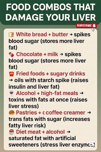 Food Combos That Secretly Damage Your Liver (Avoid These Dangerous Pairings!)