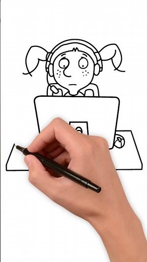 Cartoon Drawing for Kids | How to Draw Easy Cartoon Step by Step | KidsTube