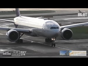 LIVE: CLOSE-UP NOISY TAKEOFFS at London Heathrow Airport