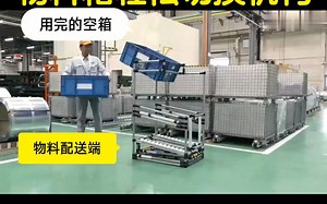 【简易自动化案例】无需搬抬，手提式物料箱轻松切换机构