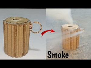 How to Make a Powerful Smoke Bomb from Cardboard | DIY Smoke Grenade at Home