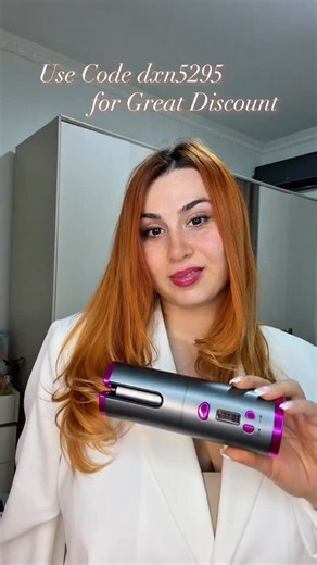 Magda UGC ▫️ on Instagram: "Wireless Hair Curler from Temu ✨ Fast, easy, and effortless styling 💁‍♀️ Get perfect curls in just minutes — no cables, no stress, no salon needed ⏱️🔥 Compact, travel-friendly, and super convenient ✈️💖 If you want quick, flawless hair — this is a MUST-HAVE 💫 @temu_uk 🔎 Code dxn5295 in #temu search bar for great discount https://app.temu.com/k/eq3o834nit2 #temu"
