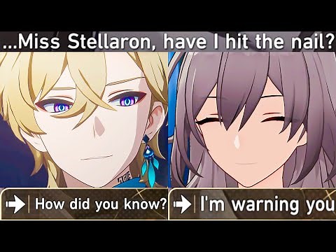 All AVENTURIINE "Answers" When Asked by STELLE Cutscene Honkai Star Rail HSR