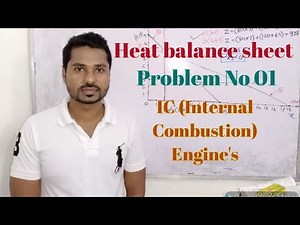 Heat Balance sheet problem's/Problem No 01/Engine testing and performance/IC Engine/Thermal Engineer