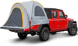 Pickup Jeep Truck Bed Tent, Tacoma Bed Tent, Tacoma Tent for 2 Person, Waterproof PU2000mm Double Layer with Rainfly, Full-Size Compact