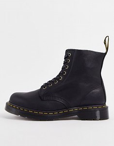 Dr Martens 1460 pascal 8 eye boots in black ambassador | ASOS