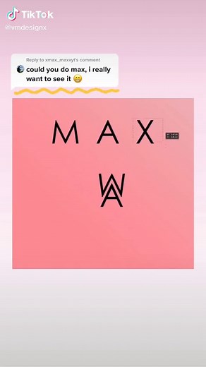 VM Designx | Name Logo Design on TikTok