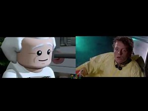 Lego Dimensions Back to the Future vs Movie (Movie side by side)