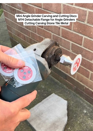 Mini Angle Grinder Carving and Cutting Discs. M14 Detachable Flange for Angle Grinders Cutting Carving Stone Tile Metal
