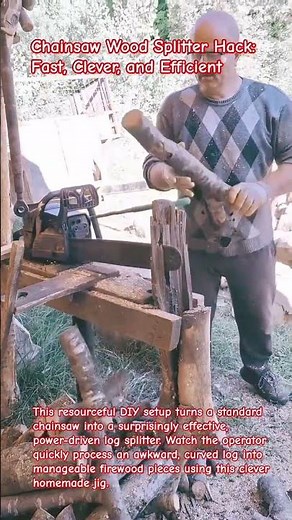 Chainsaw Wood Splitter Hack: Fast, Clever, and Efficient