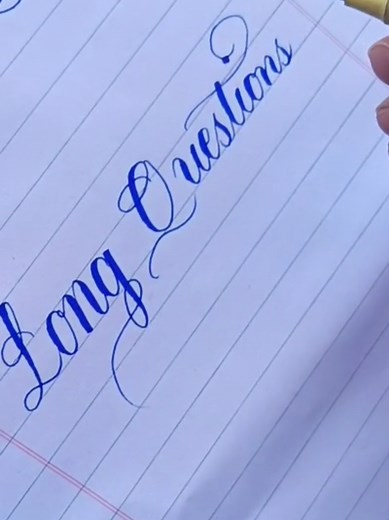 Mastering Long Questions with Italic Calligraphy Techniques