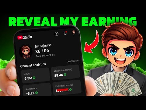 I Reveal My Lifetime YouTube Earning! 💸🤫| How Much YouTube Pays for 1000 Views?
